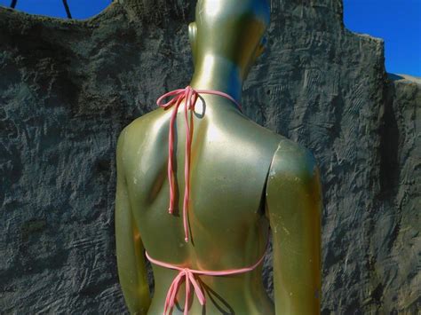 Bright Pink Fur Bikini Top Furkini Burning Man Fur Fun Etsy