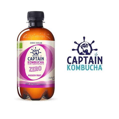 Captain Kombucha Maracuya Zero Eco Tienda De Ecooperativas