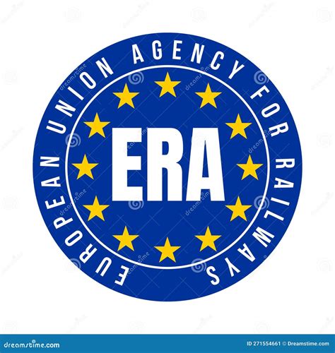 ERA European Union Agency for Railways Symbol Stock Illustration ...