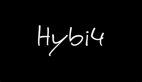 Hybi 4 Script free font