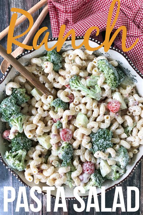 Easy Ranch Pasta Salad Mother Thyme