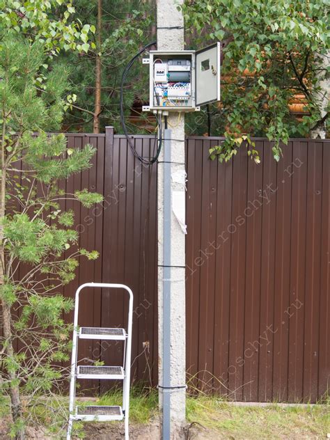 Щит учета для частного дома. Схема подключения