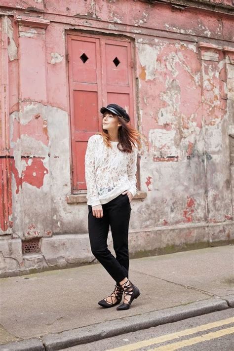 29 Cute Outfits With Lace Up Ballet Flats How To Wear