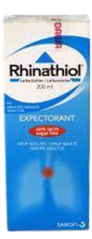 Rhinathiol Syrup Adult Without Sugar Bottle 250 Ml 44 Off