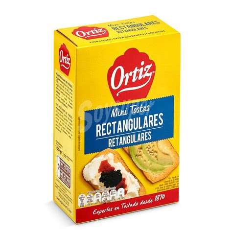 Ortiz Ortiz Mini Tostas Rectangulares 100 G
