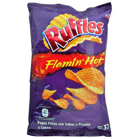 Ruffles Papas Fritas Sabor Flamin Hot Frito Lay Rappi