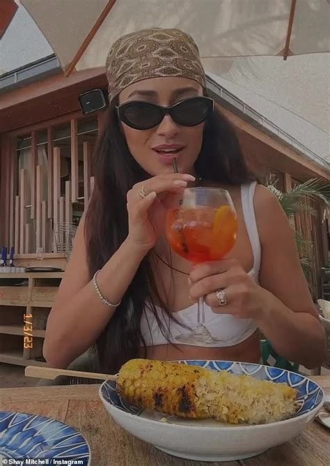 Shay Mitchell Looks Incredible In A Leopard Print Bikini As She Soaks Up The Sun In St Barts