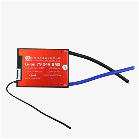 24V 7S 40A BMS Daly Waterproof BMS for Li-ion Cell (NMC) - Robozar