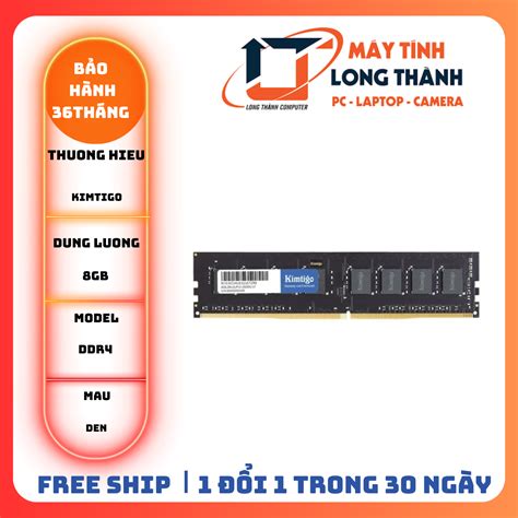 Ram KIMTIGO 16GB DDR4 3200MHz – Máy Tính Long Thành - Chuyên mua bán ...