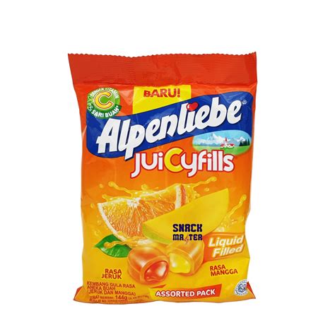 Jual Alpenliebe JuiCyfills Assorted Pack Netto 144 Gr Isi 45 Butir