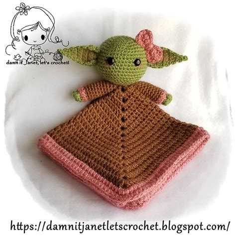 Ravelry Baby Yoda Lovey Pattern By Janet Carrillo