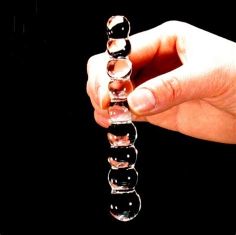 Glass Anal Beads Sq Latexsm