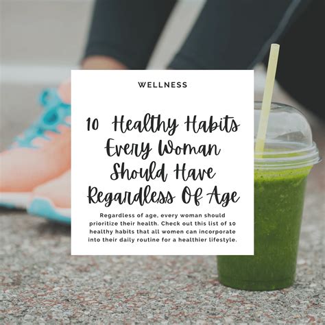10 Healthy Habits Every Woman Should Have Regardless Of Ag – Riyah Speaks