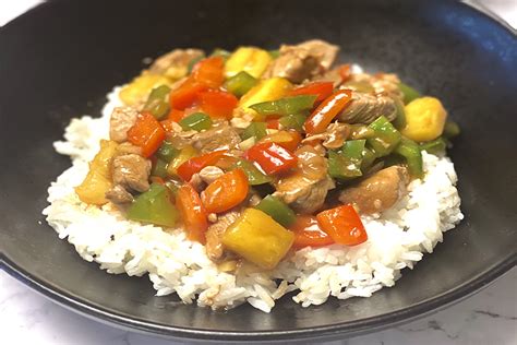 Lean And Healthy Sweet And Sour Pork Tenderloin Stir Fry Burn The Fat