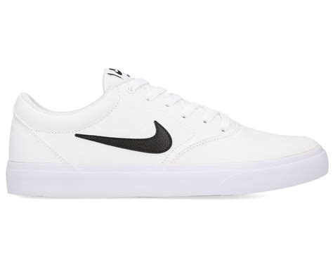 Nike Men's SB Charge Canvas Sneakers - White-Black/White-Gum/Light ...