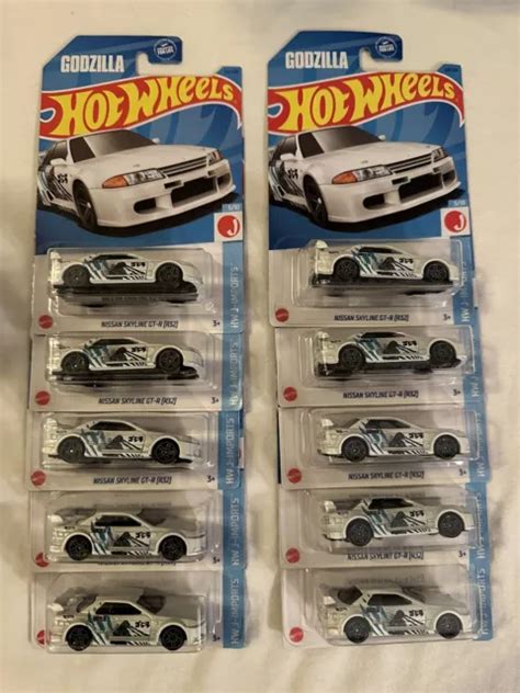 HOT WHEELS Nissan Skyline GT R R GODZILLA HW J Imports LOTTO DI Mint EUR
