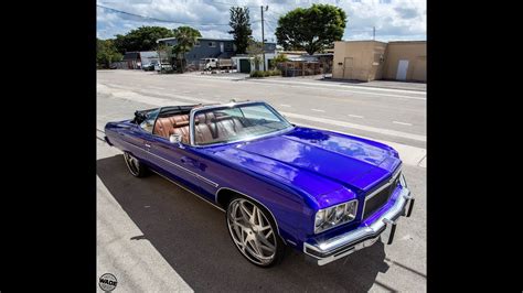 Andrew S 1975 Chevrolet Caprice Convertible On 26 Forgiato Wheels