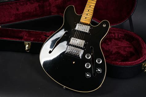 1976 Fender Starcaster Black Guitarpoint