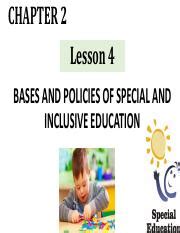 Lesson-4-Bases-and-Policies-Inclusive-Education.pdf - CHAPTER 2 Lesson ...