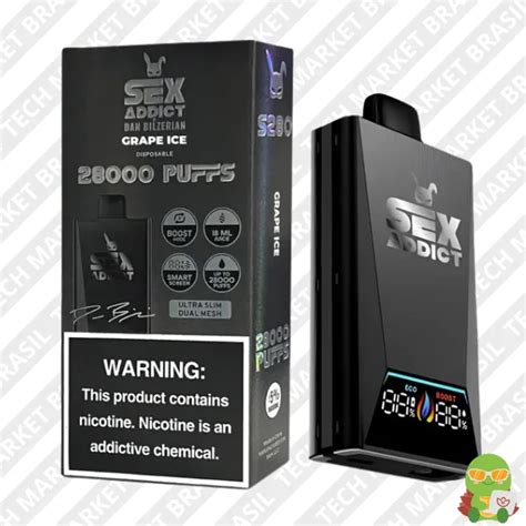 Sex Addict S280 28 000 Puffs Lançamento na Tech Market Brasil