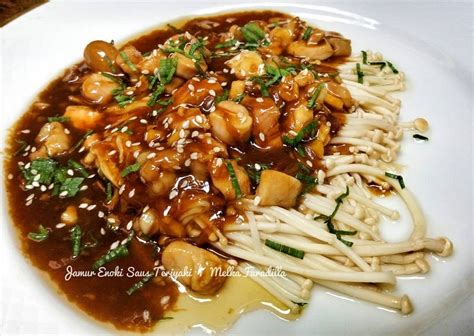resep bikin jamur enoki ala korea  rumah praktis  gampang