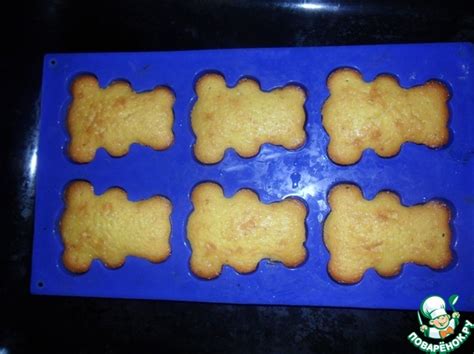 Пирожные "Мишки Барни" – кулинарный рецепт