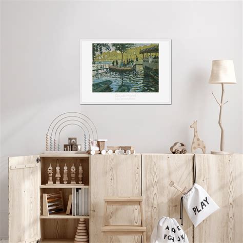 Claude Monet La Grenouillere Wall Art Printable Wall Art Etsy