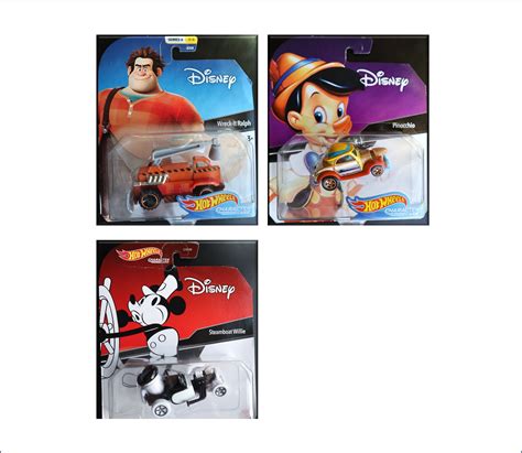 Hot Wheels Disney Character Cars Pinocchio Dory Mulan Etsy