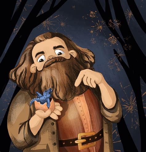 Иллюстрация Хагрид в стиле детский | Illustrators.ru