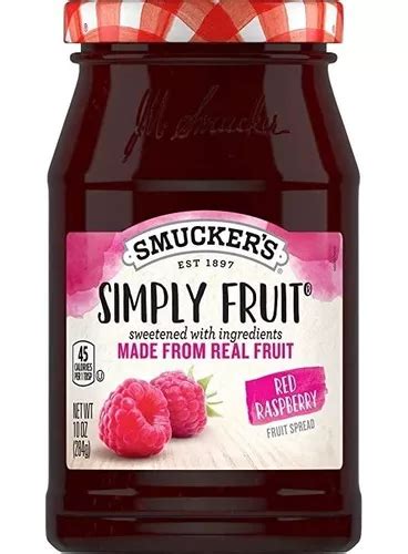 Smuckers Simply Fruit Mermelada De Frambuesa 284 G MercadoLibre