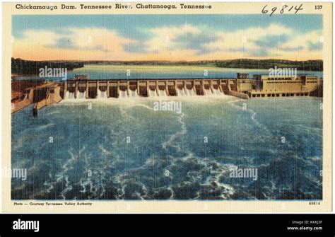chickamauga dam  res stock photography  images alamy