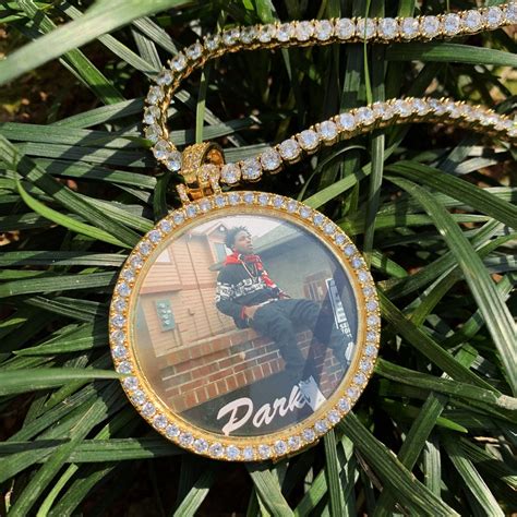 Custom Photo Pendent Necklace For Men Picture Necklace Custom