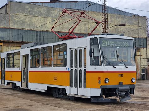 София, Tatra T6B5B № 4132 — Фото — Городской электротранспорт