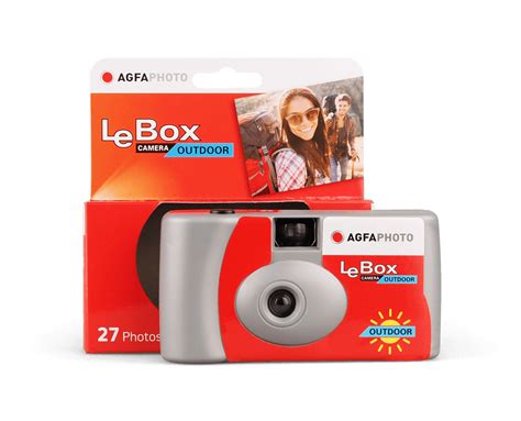 Фотоаппарат одноразовый пленочный Agfa LeBOX Outdoor 27 кадров ISO 400 ...