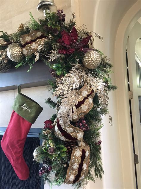 A Very Elegant Mantle Design Filled With Beautiful Rubypearl Velvet