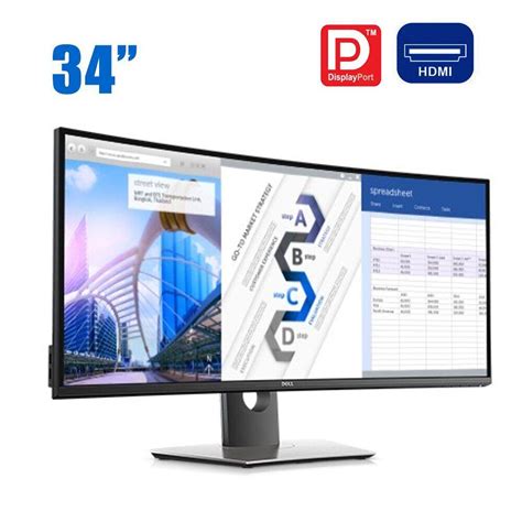 Монитор Dell UltraSharp U3417W / 34" (3440x1440) IPS / HDMI ...
