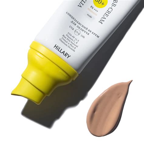 Сонцезахисний BB крем для обличчя SPF30 Nude HiLLARY VitaSun Tone Up