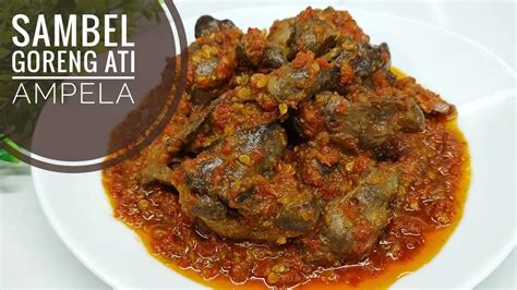 Resep Sambal Goreng Ati Ampela Tanpa Santan