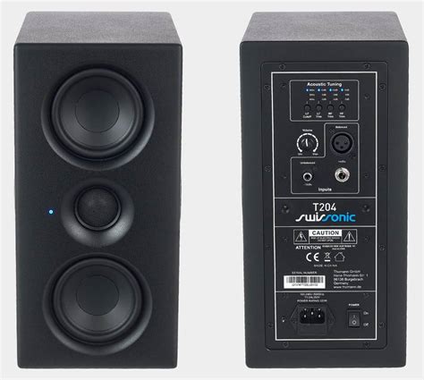 Swissonic T204 – бюджетные студийные мониторы с пассивными излучателями ...
