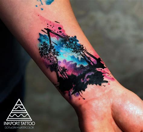 Incredible Watercolour Tattoos Watercolor Dna Forearm Tattoo Amazing