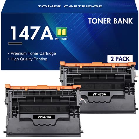 HP 147A / 147X / 147Y Original LaserJet Enterprise Toner Cartridge — Black, Dual-Pack Contract Box (1PK) (W1470-BK-2PK-1PK)