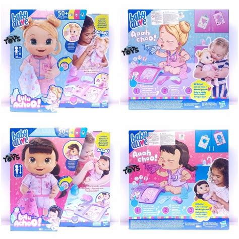 Baby Alive Lulu Achoo Doll Blonde Brown Hair Lazada Indonesia