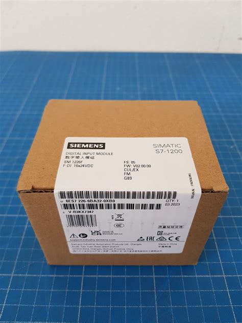Siemens IS Simatic Digitaleingabe 16x24VD 6ES7226-6BA32-0XB0_0.26_5 ...