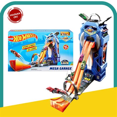 Hot Wheels Ultimate Mega Garage Giant Tower Race Portabel Ftb Lazada Indonesia
