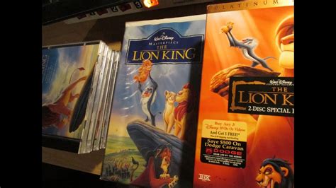 Disney S Lion King Vhs Dvds Cds And Video Games Youtube