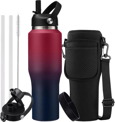 Amazon Insulated Water Bottle 32 40 Oz Cold 48h Hot 24h Stainless Steel Vacuum Flask