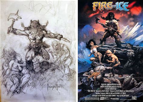 Frank Frazetta Fire And Ice