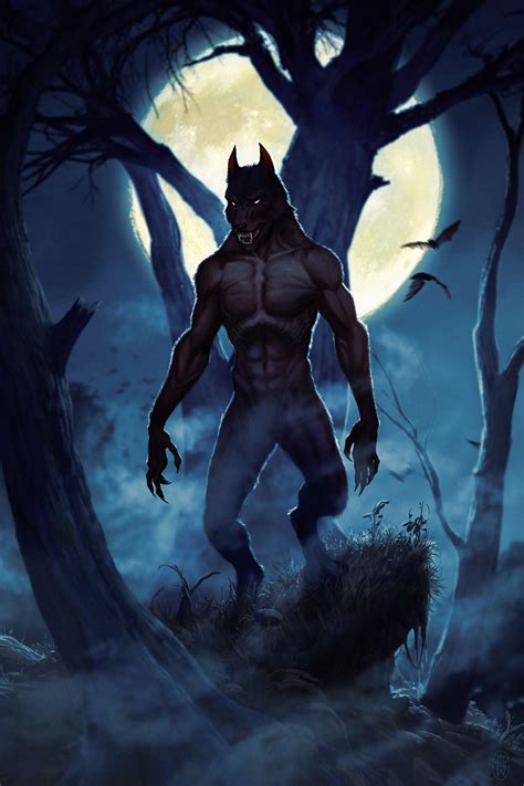 Moonsworn Terror Dark Fantasy Werewolf By Luke Wells R