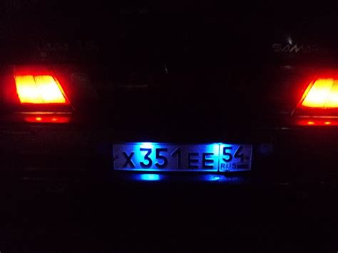 подсветка заднего номера! — Lada 2115, 1,5 л, 2005 года | тюнинг | DRIVE2