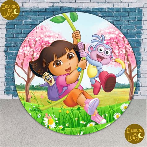 Arte Digital Painel Dora Aventureira Elo7 Produtos Especiais